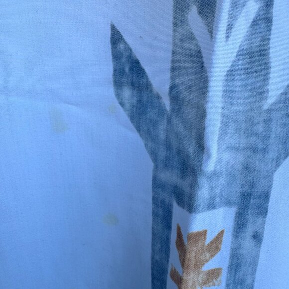 Maxi Dress Cultural Ethnic Native Print 3/4 Sleeves White Gray Back Zip Vtg 60s - Picture 15 of 16